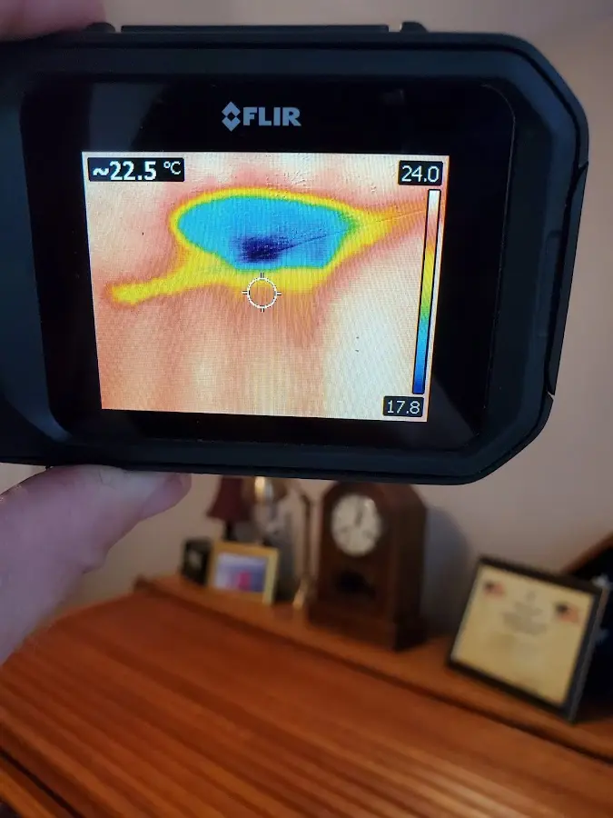 Thermal imaging inspection for water damage in Jensen Beach